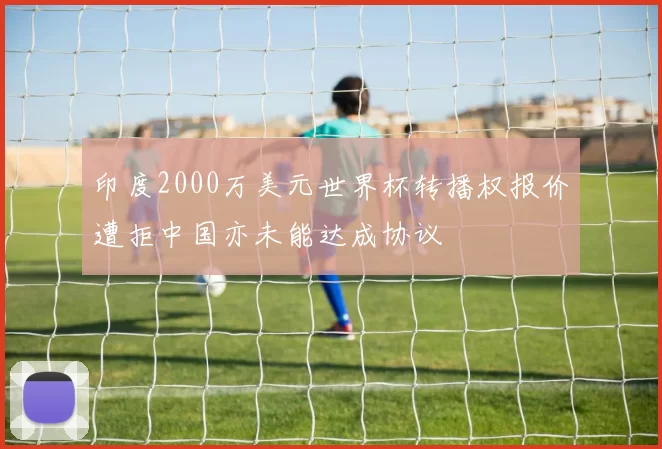 印度2000万美元世界杯转播权报价遭拒中国亦未能达成协议